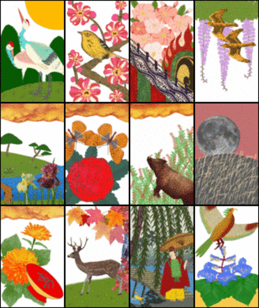 Hanafuda suits